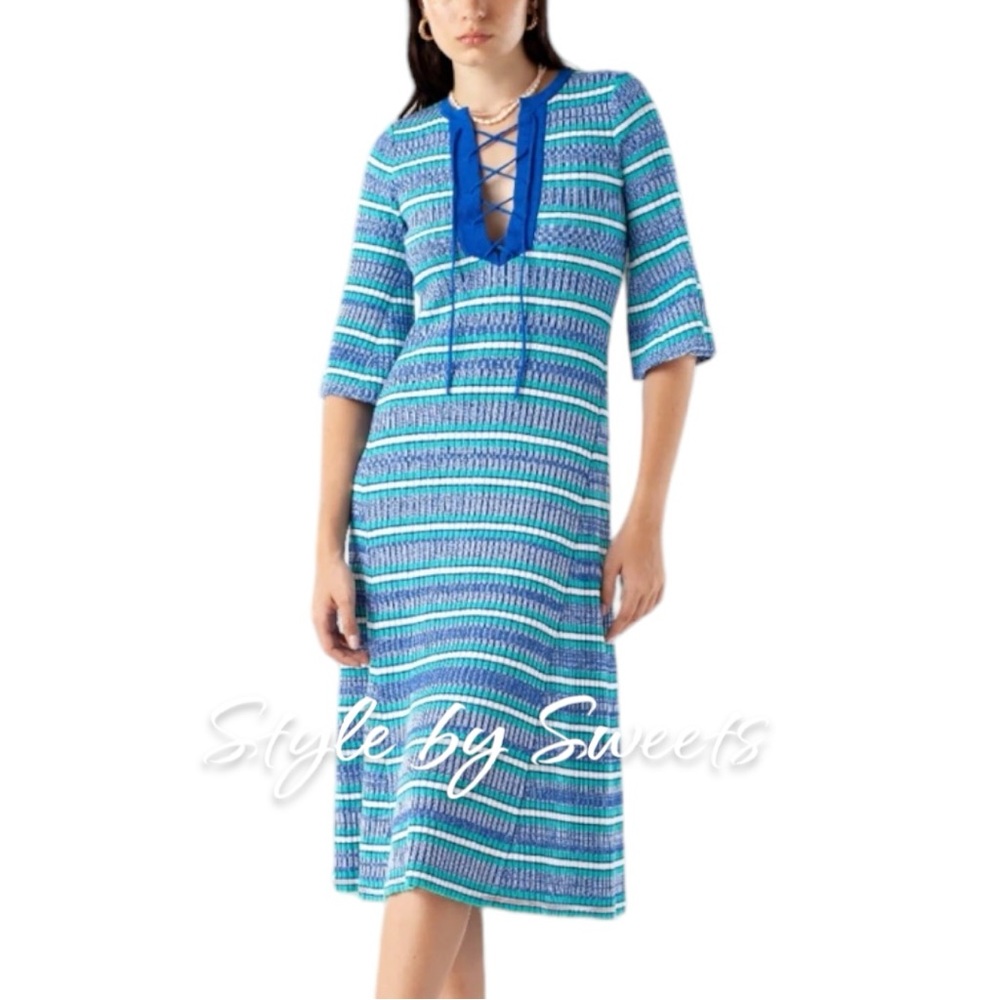 Happy Sheep COTTON MIDI DRESS Small NWT